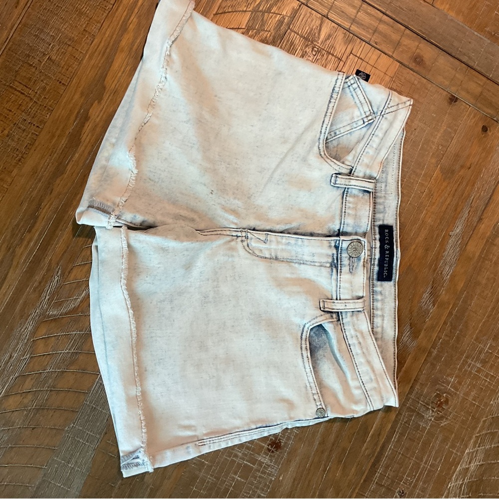 Women’s Light‎ Wash Cut Off Jean Shorts 10 (B2)